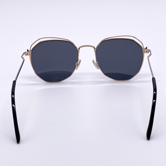 NEW JIMMY CHOO FRANNY/S J5G GOLD GREY METAL SUNGLASSES JIMMY CHOO EYEWEAR - Picture 8 of 12